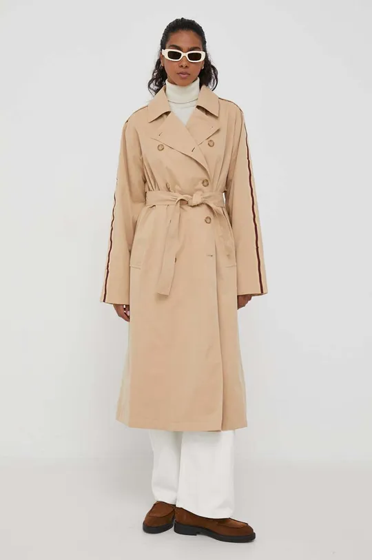 beige Pepe Jeans trench Donna