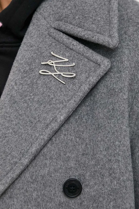 Karl Lagerfeld płaszcz wełniany