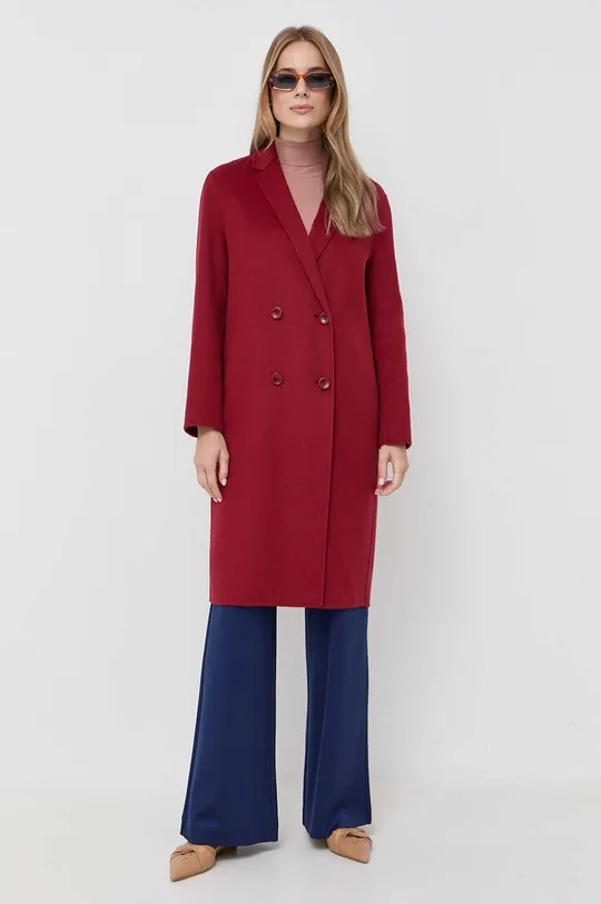 κόκκινο Μάλλινο παλτό Patrizia Pepe Γυναικεία