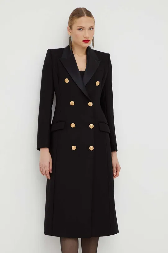 fekete Elisabetta Franchi kabát
