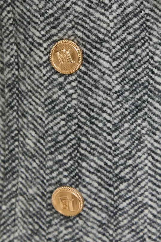 Vlnený kabát Elisabetta Franchi