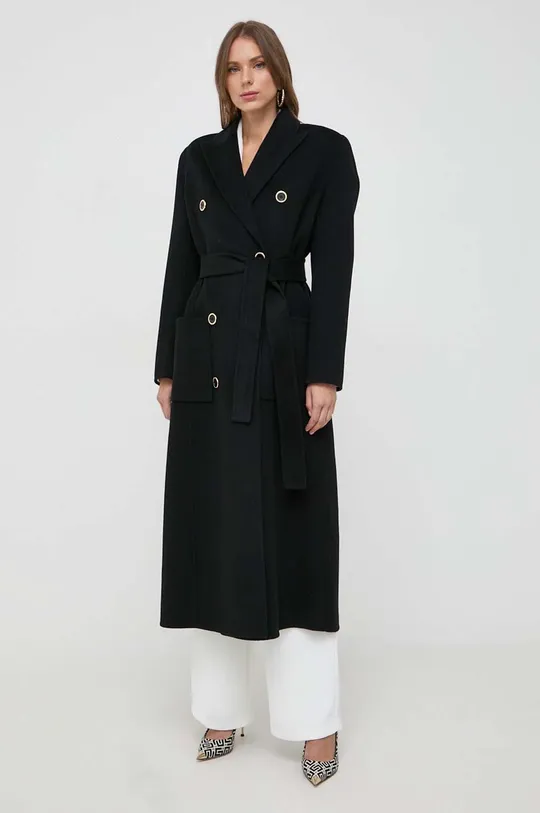 чорний Вовняне пальто Elisabetta Franchi Жіночий