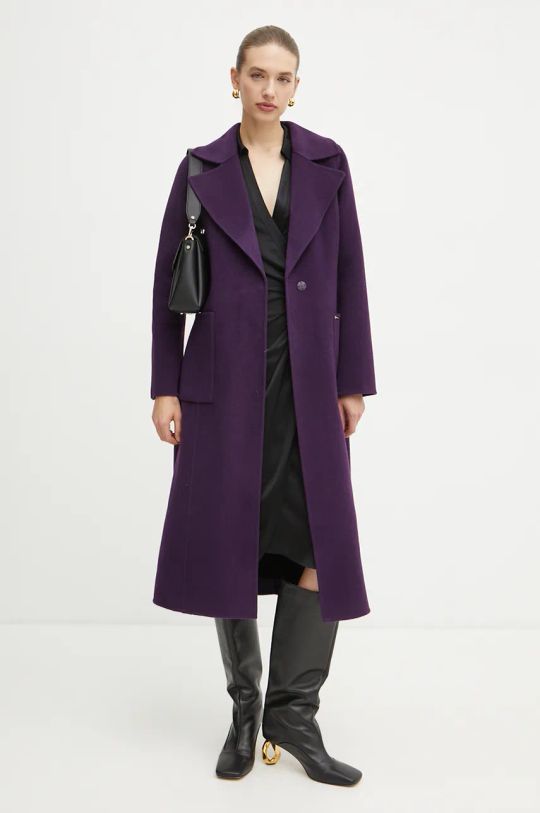 MICHAEL Michael Kors palton de lana 77C5935M22 violet AW24