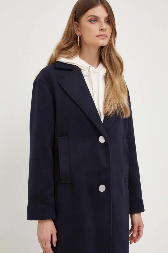 σκούρο μπλε Μάλλινο παλτό Armani Exchange