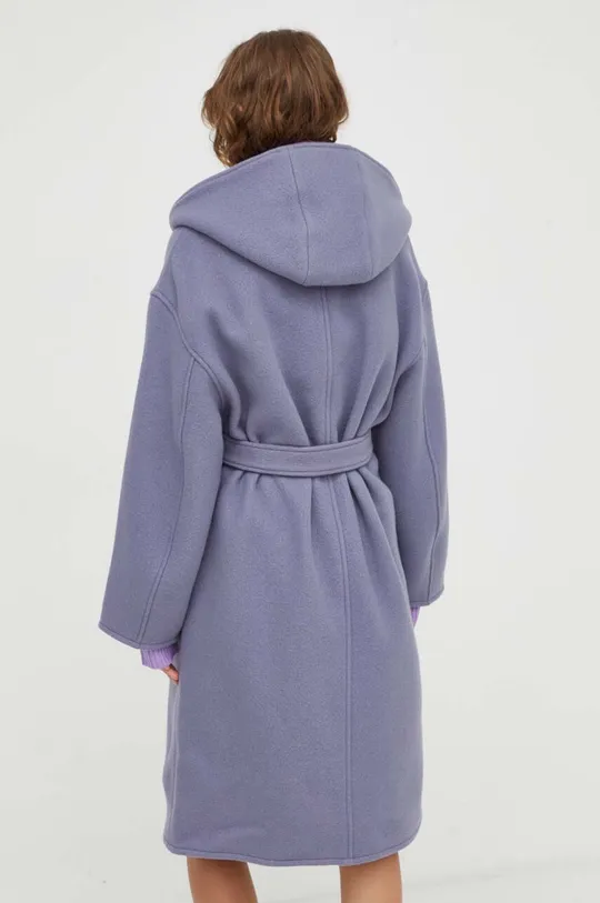 Vlněný kabát Samsoe Samsoe Hlavní materiál: 75 % Vlna, 25 % Polyamid Podšívka: 100 % Bavlna