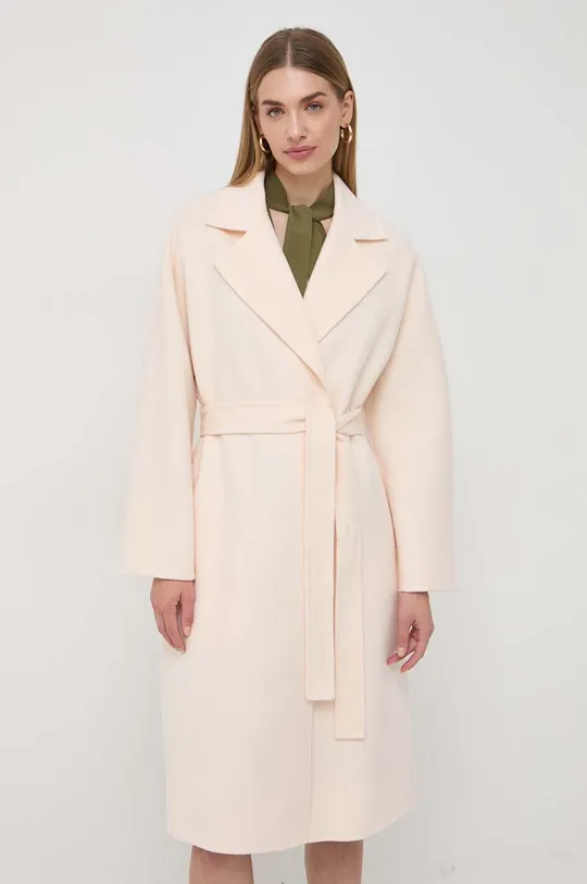 рожевий Вовняне пальто Elisabetta Franchi Жіночий