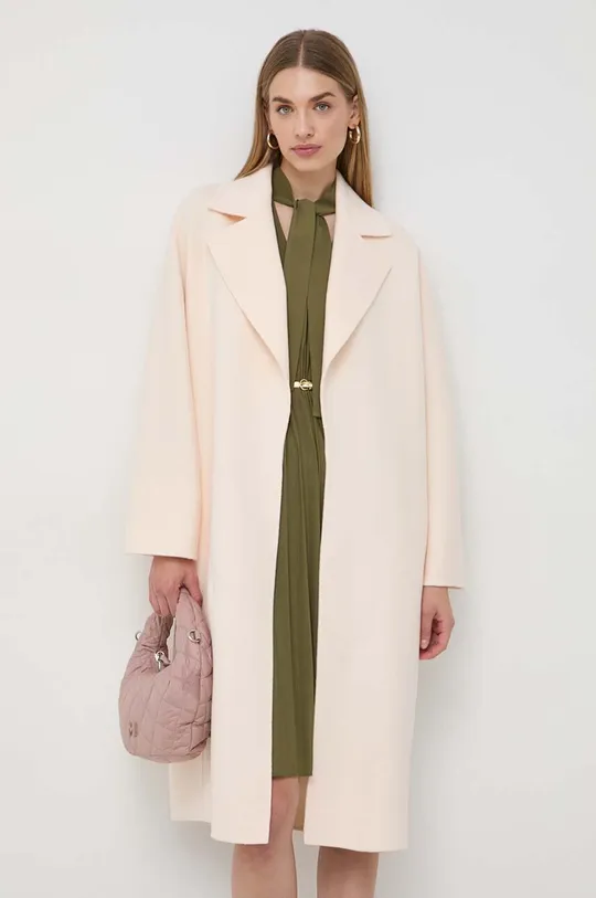 розовый Шерстяное пальто Elisabetta Franchi