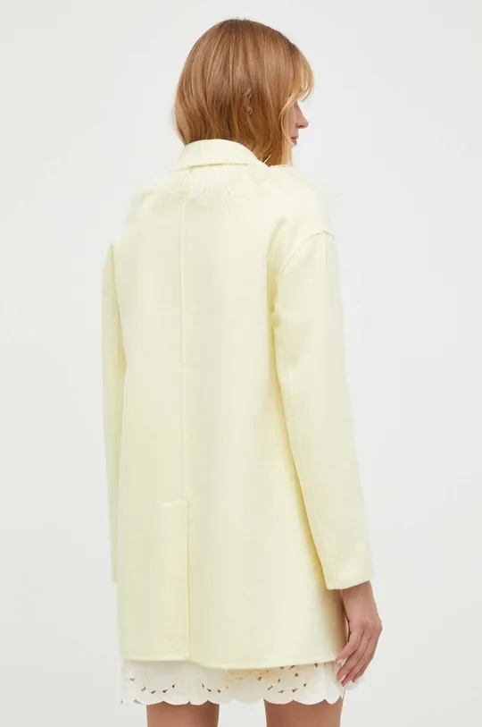 Шерстяное пальто Twinset <p>Основной материал: 50% Полиэстер, 50% Шерсть Подкладка кармана: 100% Полиэстер</p>