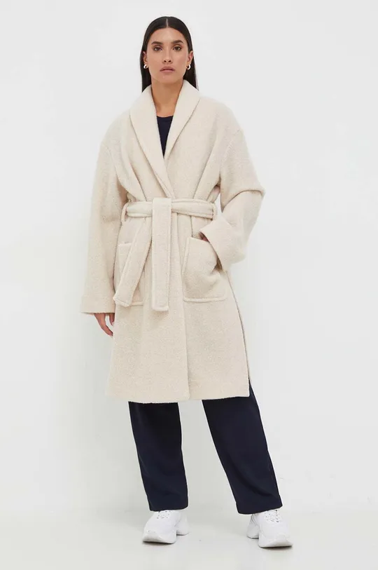 beige Max Mara Leisure cappotto in lana Donna