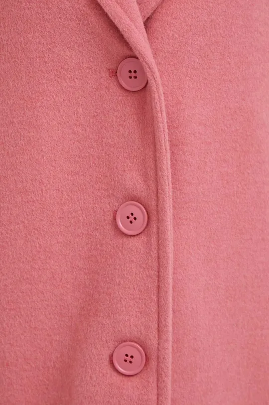 Vlnený kabát United Colors of Benetton Dámsky