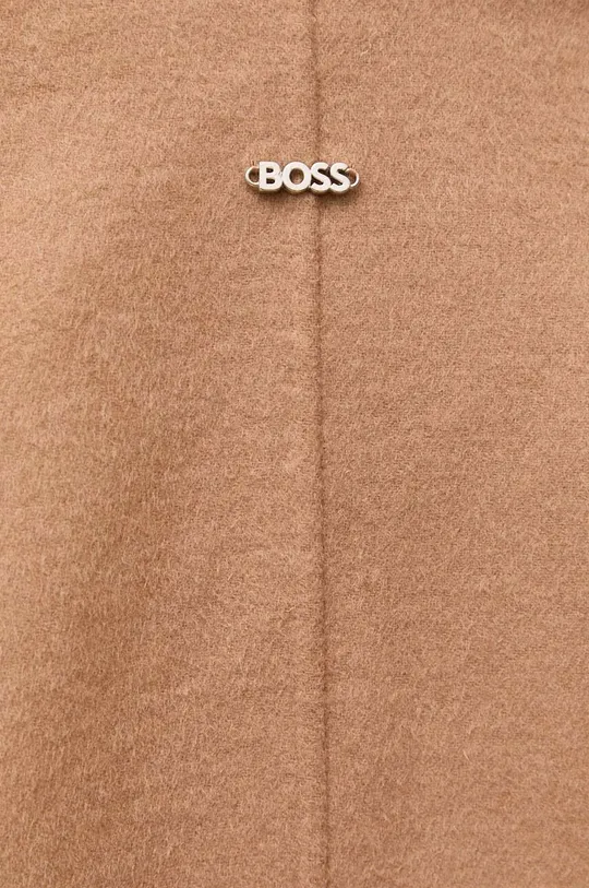 Шерстяное пальто BOSS