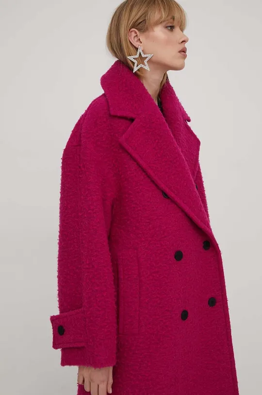 рожевий Вовняне пальто HUGO