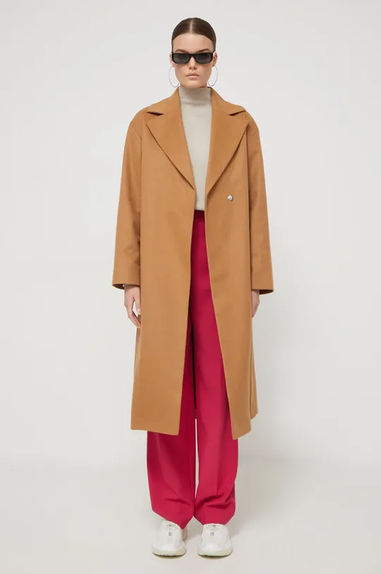 marrone HUGO cappotto in lana Donna