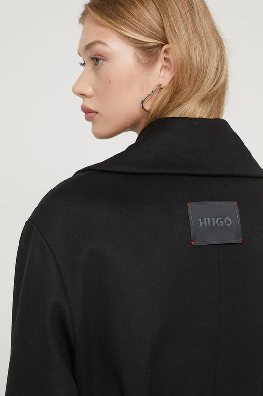 Μάλλινο παλτό HUGO Γυναικεία