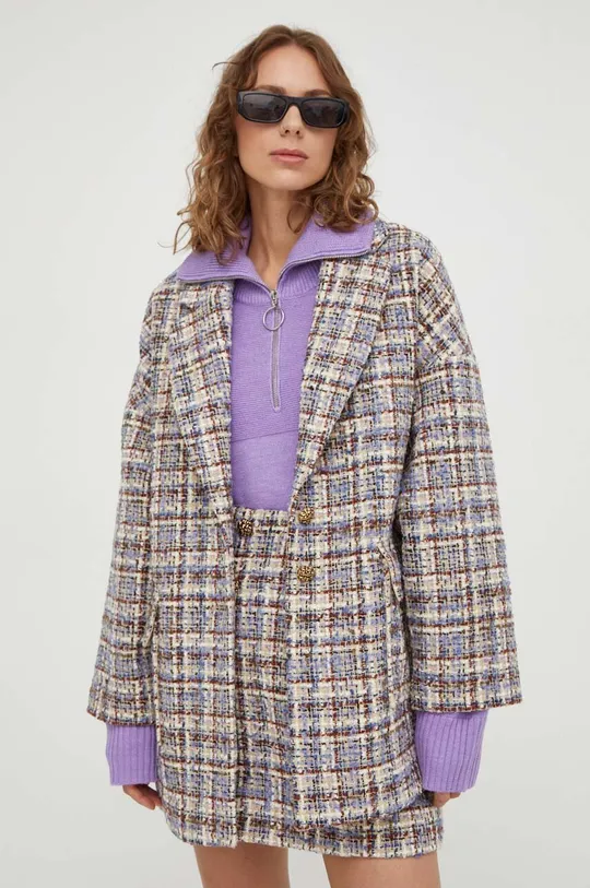 multicolore BA&SH cappotto con aggiunta di lana Donna