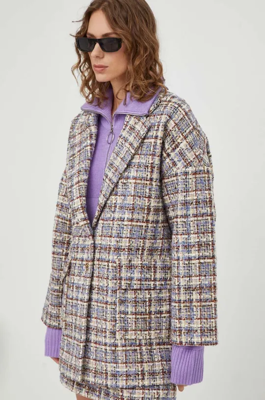 multicolore BA&SH cappotto con aggiunta di lana