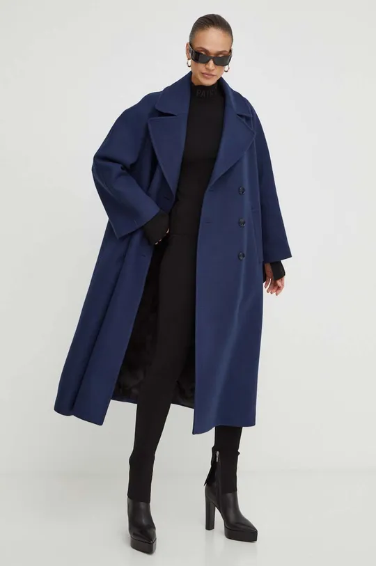темно-синій Вовняне пальто Patrizia Pepe Жіночий