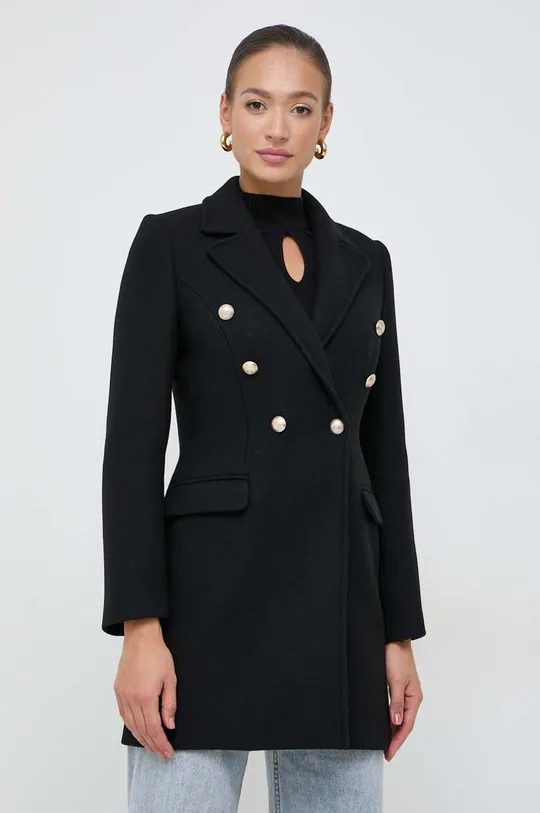 μαύρο Μάλλινο παλτό Morgan Γυναικεία