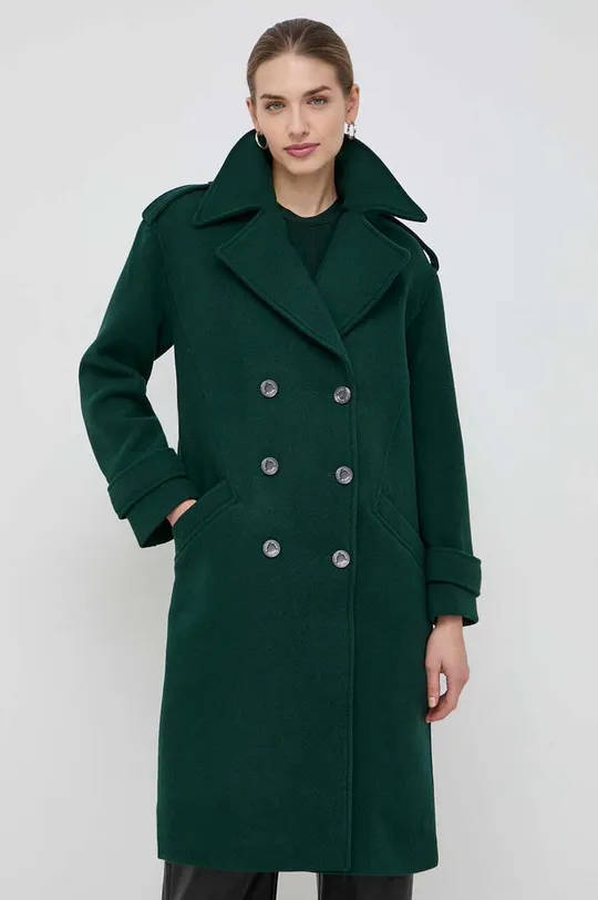 зелений Пальто з домішкою вовни Morgan Жіночий