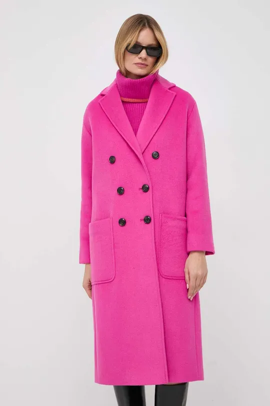 Παλτό από μείγμα μαλλιού MAX&Co. ροζ