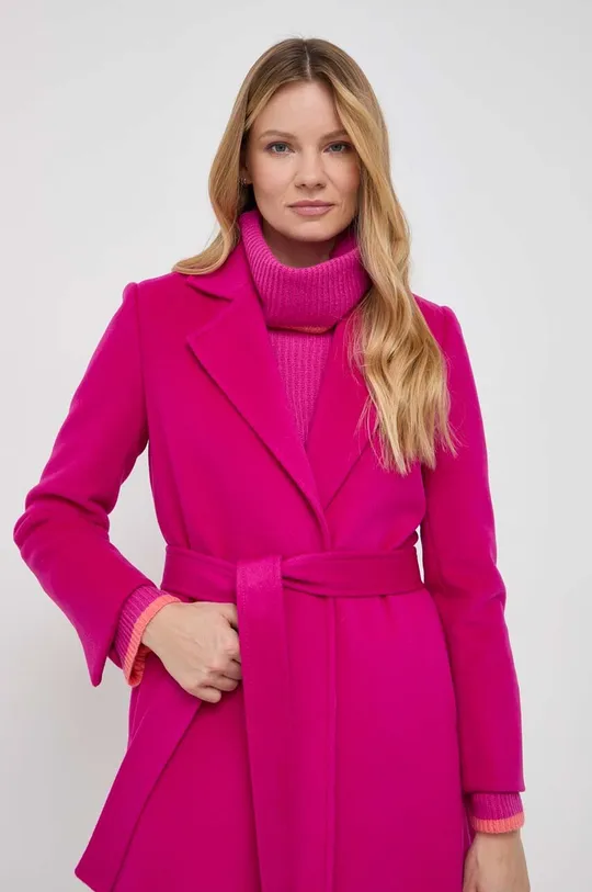 ροζ Μάλλινο παλτό MAX&Co.