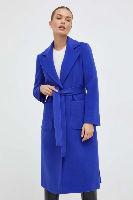 μπλε Μάλλινο παλτό MAX&Co. Γυναικεία