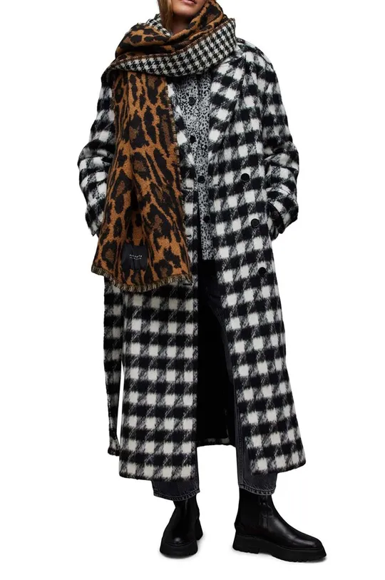 AllSaints cappotto con aggiunta di lana Haithe