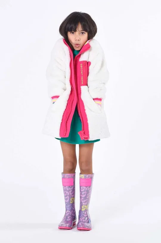 bézs Marc Jacobs gyerek kabát Lány