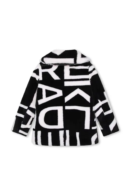 Παιδικό παλτό Karl Lagerfeld μαύρο
