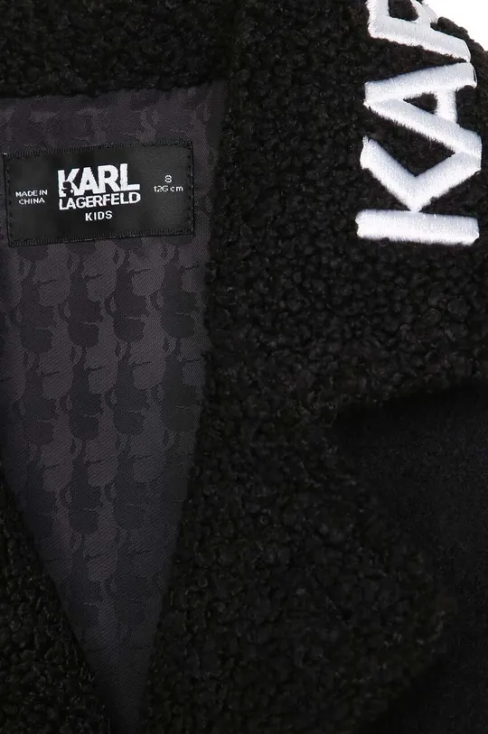 crna Dječji kaput Karl Lagerfeld
