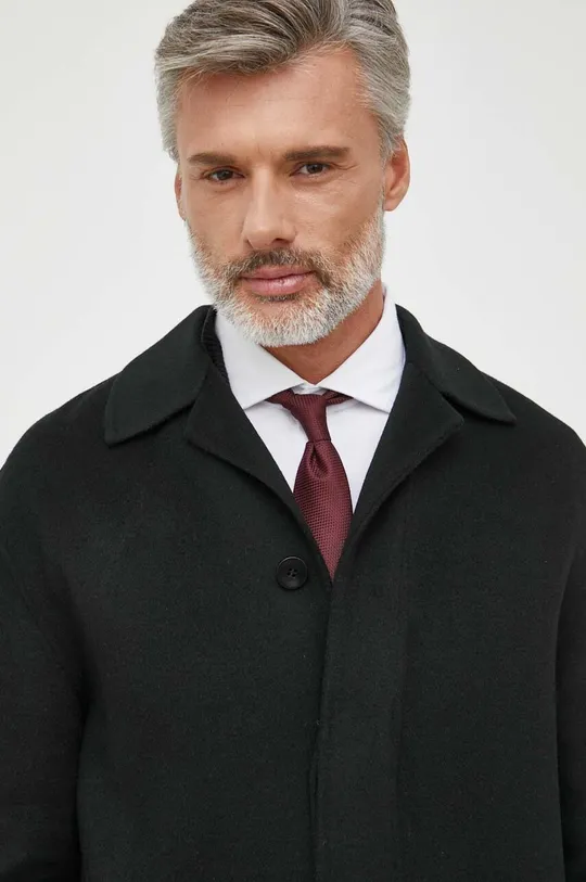 Vlnený kabát Calvin Klein Pánsky