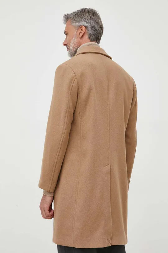 Пальто с примесью шерсти Sisley Основной материал: 75% Полиэстер, 20% Шерсть, 5% Другой материал Подкладка: 52% Полиэстер, 48% Вискоза