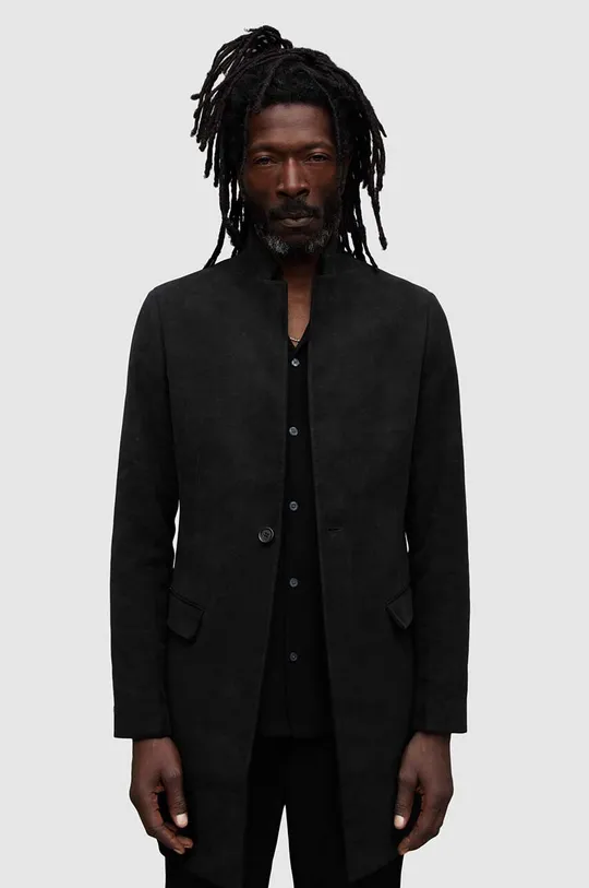 Παλτό AllSaints RANGER COAT μαύρο
