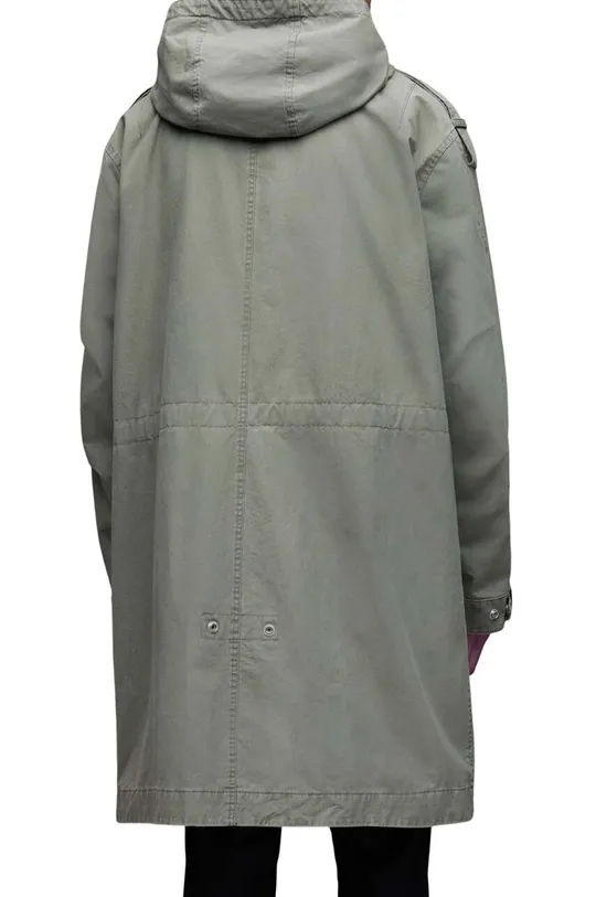 Pamučni kaput AllSaints Comiso Temeljni materijal: 100% Pamuk Postava: 100% Pamuk