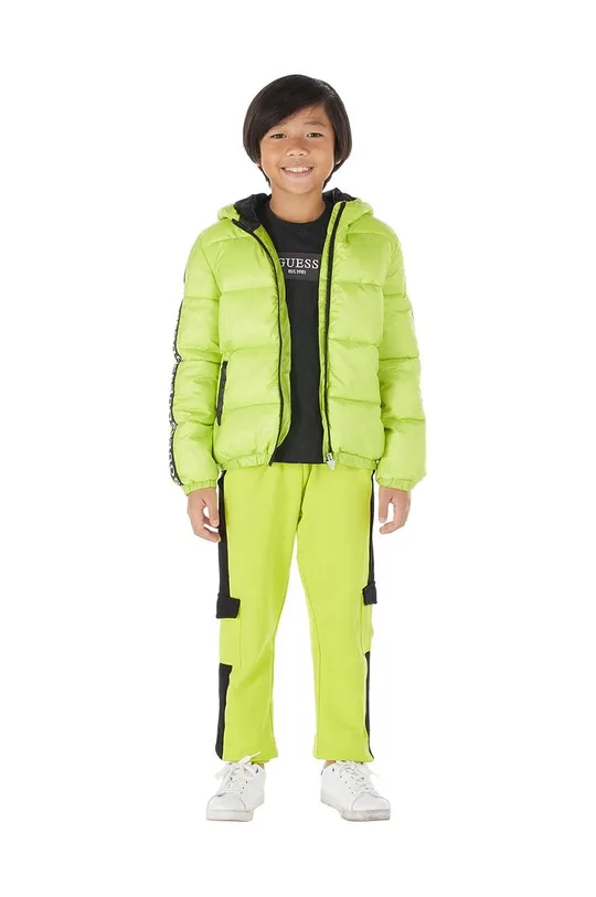 zelena Otroška jakna Guess Fantovski