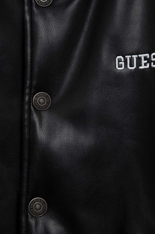 μαύρο Παιδικό μπουφάν bomber Guess