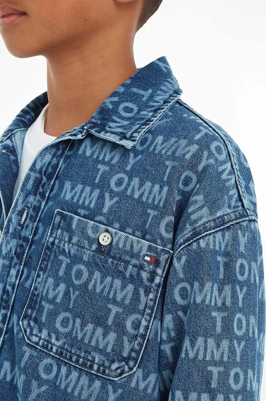 Tommy Hilfiger kurtka jeansowa dziecięca KB0KB08392.128.176.9BYX niebieski