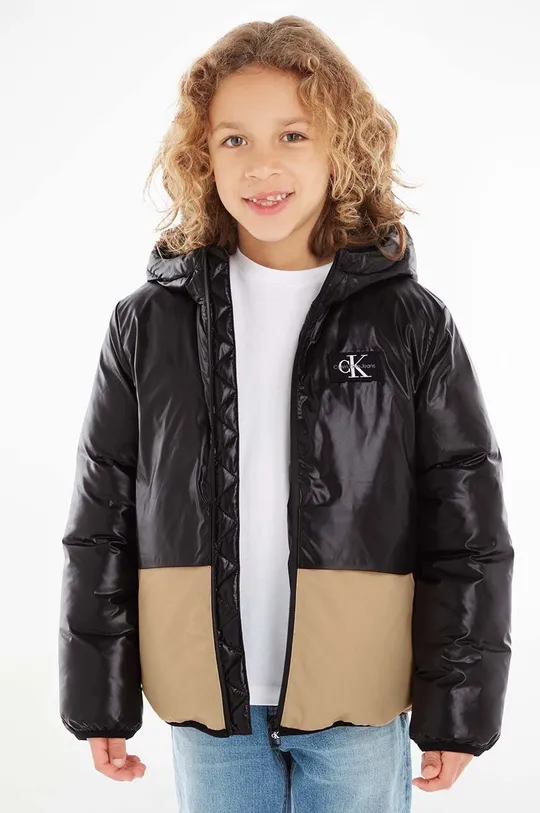 чорний Дитяча куртка Calvin Klein Jeans Для хлопчиків