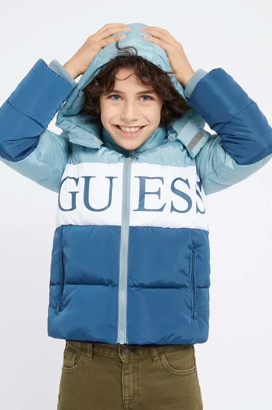 голубой Детская куртка Guess Для мальчиков