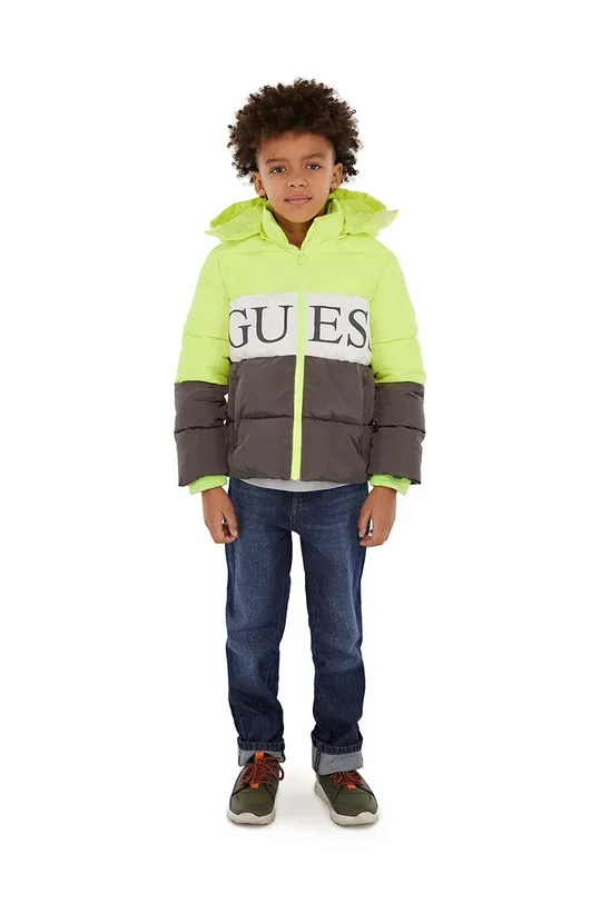 siva Otroška jakna Guess Fantovski
