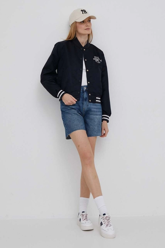 Bomber jakna Tommy Hilfiger mornarsko modra