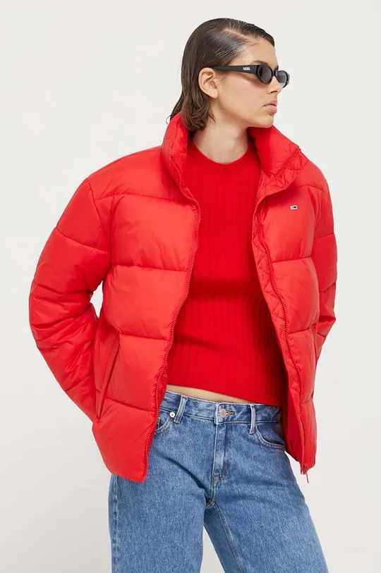 piros Tommy Jeans rövid kabát Női