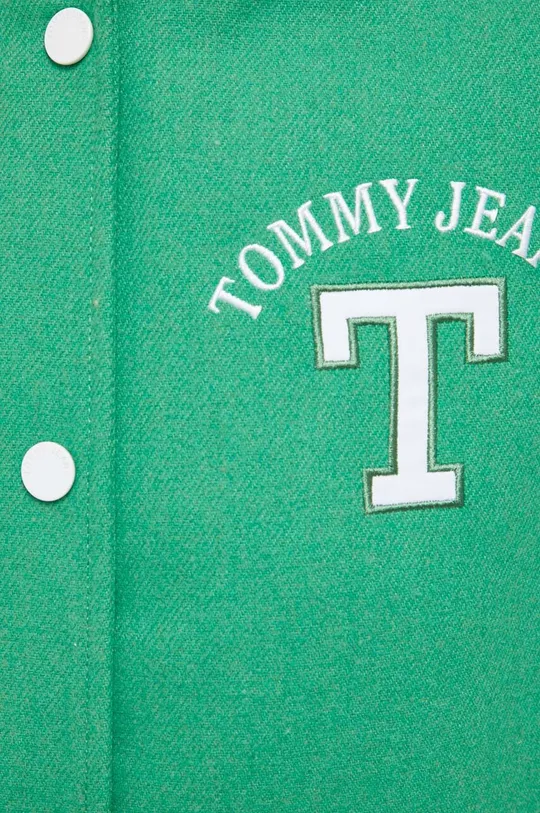 Куртка-бомбер с примесью шерсти Tommy Jeans