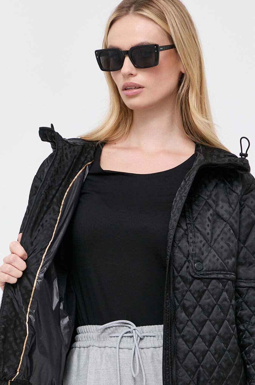 BOSS kurtka damska kolor czarny przejściowa oversize | Answear.com