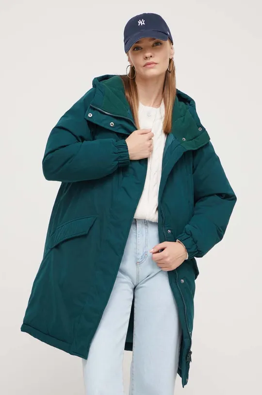 zöld Volcom rövid kabát Női
