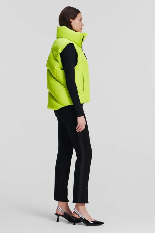 zelená Páperová vesta Karl Lagerfeld