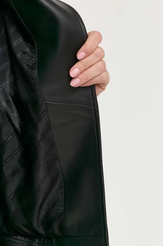 Δερμάτινο jacket Karl Lagerfeld