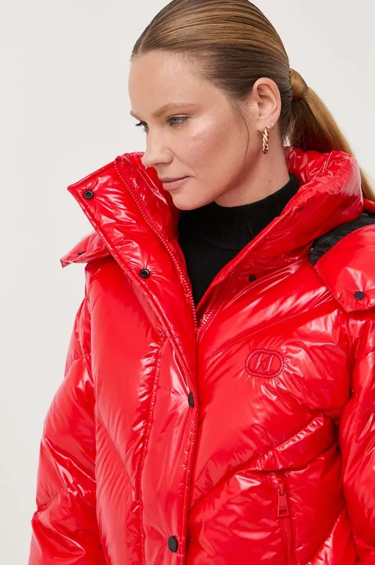 κόκκινο Μπουφάν με επένδυση από πούπουλα Karl Lagerfeld Γυναικεία