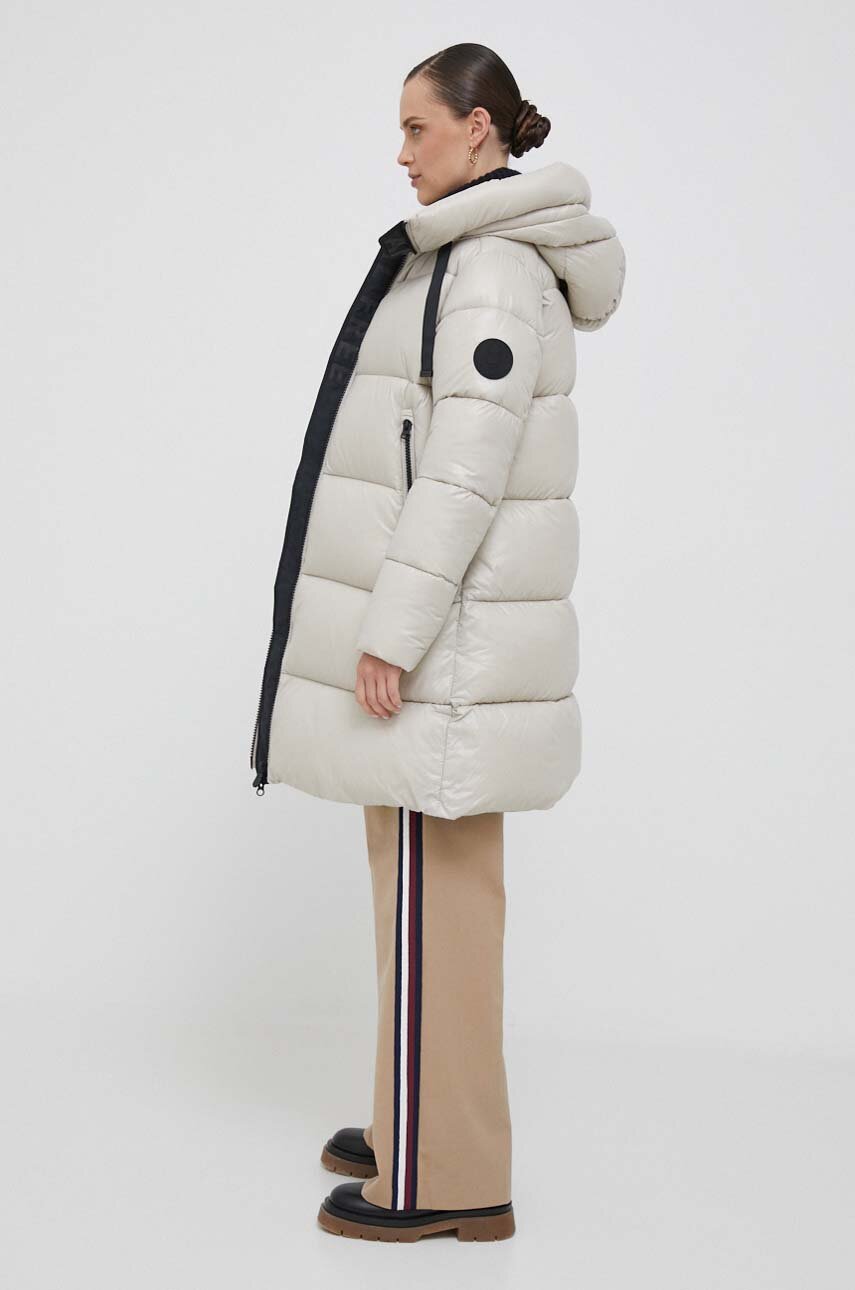 Save The Duck kurtka damska kolor beżowy zimowa | Answear.com