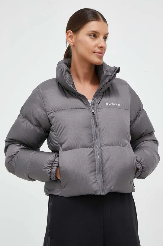 gray Columbia jacket Puffect Cropped Jacket Women’s